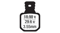 EBC CFA660/4 cyklobloky (organické) Magura M EBC CFA660/4 cyklobloky (organické) Magura M