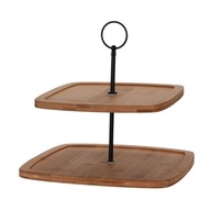 BAMBOO Stojan na tortu Dvojposchodový 23 cm Eko BAMBOO Stojan na tortu Dvojposchodový 23 cm Eko