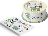 11 PRVKOV 2D FUTBALOVÁ LOPTA NA CUKROVOM PAPIERI 11 PRVKOV 2D FUTBALOVÁ LOPTA NA CUKROVOM PAPIERI