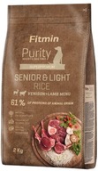 FITMIN RICE Senior&Light suché krmivo pre psov LAMB GAME 2 kg FITMIN RICE Senior&Light suché krmivo pre psov LAMB GAME 2 kg
