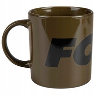 Keramický hrnček s logom Fox v zelenej a čiernej farbe Keramický hrnček s logom Fox v zelenej a čiernej farbe