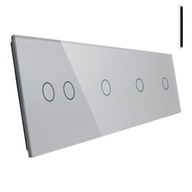 LIVOLO SKLENENÝ PANEL 1+1+1+2 DO ZAP DOTYK str LIVOLO SKLENENÝ PANEL 1+1+1+2 DO ZAP DOTYK str