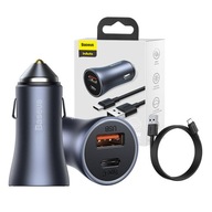 BASEUS VÝKONNÁ AUTONABÍJAČKA USB-C 40W KÁBEL MNOHO OCHRAN