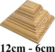 Baldachýny na drevenom stĺpiku Pyramída typ 12cm - 6cm Baldachýny na drevenom stĺpiku Pyramída typ 12cm - 6cm