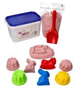 Leštiaci kinetický piesok 2 kg prášku + formičky Leštiaci kinetický piesok 2 kg prášku + formičky