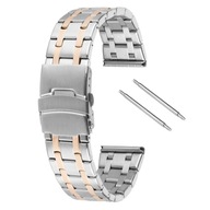 NÁRAMOK NA HODINKY 22MM - STRIEBORNÉ A RUŽOVÉ ZLATO NÁRAMOK NA HODINKY 22MM - STRIEBORNÉ A RUŽOVÉ ZLATO