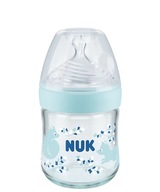 NUK Nature Sense sklenená fľaša 120ml S cumlík NUK Nature Sense sklenená fľaša 120ml S cumlík