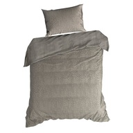 Obliečky 140x200 2 kusy Mikrovlákno Embossed Flano for Winter Beige Obliečky 140x200 2 kusy Mikrovlákno Embossed Flano for Winter Beige