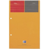 Notebook A4+ 80k žltá linka OXFORD Notepad Intern