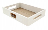 BIELY DOMÁCI PODNÁK DREVENÝ 24X17cm MDF BIELY DOMÁCI PODNÁK DREVENÝ 24X17cm MDF