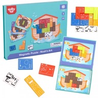 TOOKY TOY Montessori magnetické puzzle Logické Tetris Puzzle Noemova archa TOOKY TOY Montessori magnetické puzzle Logické Tetris Puzzle Noemova archa