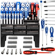 SADA SKRUTKOVAČOV, SKRUTKOVAČOV, BITOV, KĽÚČOV, ZÁSUVEK, TORX ALLENS S MAGNETOM 100 SADA SKRUTKOVAČOV, SKRUTKOVAČOV, BITOV, KĽÚČOV, ZÁSUVEK, TORX ALLENS S MAGNETOM 100