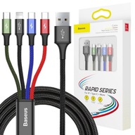 Baseus USB kábel 4v1 2xUSB-C Lightning Micro 3,5A