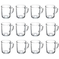 12x Sklenený hrnček, sklo s uškom, BARNEY, 240ml 12x Sklenený hrnček, sklo s uškom, BARNEY, 240ml