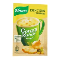 Knorr Hot Mug Krém z kuracieho mäsa s krutónmi 40x16g Knorr Hot Mug Krém z kuracieho mäsa s krutónmi 40x16g