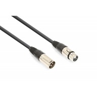 Mikrofónny kábel XLR (m) - XLR (f) 3 m