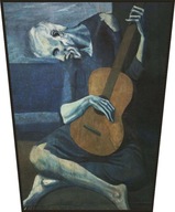 Obrazovka Starý gitarista Pablo Picasso Obrazovka Starý gitarista Pablo Picasso