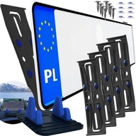 2x RÁMY ŠPZ FRAMEX, bezrámové + SKRUTKY + ZADARMO 2x RÁMY ŠPZ FRAMEX, bezrámové + SKRUTKY + ZADARMO