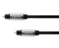 Optický kábel TOSLINK 1m Kruger&Matz Optický kábel TOSLINK 1m Kruger&Matz