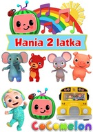 Cukrová oblátka COCOMELON, cukrová potlač + text Cukrová oblátka COCOMELON, cukrová potlač + text