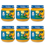 GERBER zeleninová polievka 6x125g GERBER zeleninová polievka 6x125g