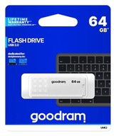 Disk Goodram UME2 64GB USB2.0 White Disk Goodram UME2 64GB USB2.0 White