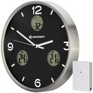 30cm nástenné hodiny s meraním teploty a vlhkosti BRESSER MyTime io 30cm nástenné hodiny s meraním teploty a vlhkosti BRESSER MyTime io