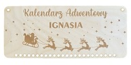 Závesná rytina adventného kalendára NAME Závesná rytina adventného kalendára NAME