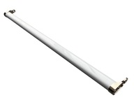 Šatníková tyč, oválna tyč na šaty, biela 50