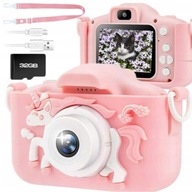 FOTOAPARÁT PRE DETI RUŽOVÝ JEDNOROŽEC + 32GB SD KARTA FOTOAPARÁT PRE DETI RUŽOVÝ JEDNOROŽEC + 32GB SD KARTA