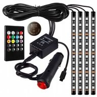 VNÚTORNÉ OSVETLENIE AUTA 48 LED RGB DIAĽK VNÚTORNÉ OSVETLENIE AUTA 48 LED RGB DIAĽK
