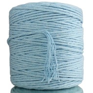 MODRÁ BAVLNENÁ Šnúrka PRE MACRAME 200M 3MM MODRÁ BAVLNENÁ Šnúrka PRE MACRAME 200M 3MM