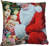 OBLIEK NA VANKÚŠ 40X40 VIANOČNÝ VELÚROVÝ MEDVEĎ SANTA VIANOČNÝ STROMČEK OBLIEK NA VANKÚŠ 40X40 VIANOČNÝ VELÚROVÝ MEDVEĎ SANTA VIANOČNÝ STROMČEK