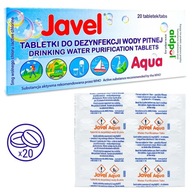 JAVEL Aqua tablety na úpravu vody