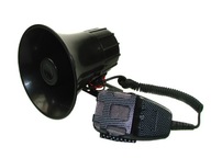 3-tónová alarmová siréna s mikrofónom 12V 20W