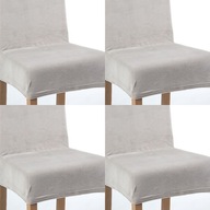 Elastický poťah Velour 2.0 svetlosivý 4 kusy Elastický poťah Velour 2.0 svetlosivý 4 kusy