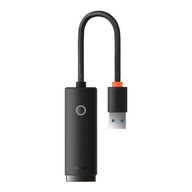 Baseus Adapter Lite Series – USB na RJ45 – 1000 Mb/s (WKQX000101) čierny