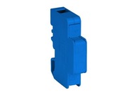 Modulárny jednokoľajový rozvodný blok, modrý Simet