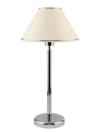 BEGAMO nočná lampa strieborná ecru tienidlo 1xE27 52 cm stolová lampa izba BEGAMO nočná lampa strieborná ecru tienidlo 1xE27 52 cm stolová lampa izba