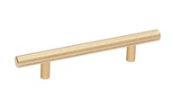 Zlatá vrúbkovaná nábytková rukoväť, 256 mm Zlatá vrúbkovaná nábytková rukoväť, 256 mm
