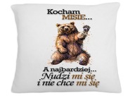 VANKÚŠ Vtipná potlač I LOVE BEARS DARČEK VANKÚŠ Vtipná potlač I LOVE BEARS DARČEK