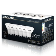 Sada 6x GU10 LED žiarovka 7,5W = 70W SMD Premium LEDLUX nebliká, 3 FARBY Sada 6x GU10 LED žiarovka 7,5W = 70W SMD Premium LEDLUX nebliká, 3 FARBY