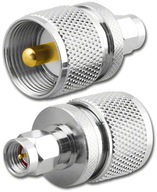 Adaptér SMA zástrčka / UHF zástrčka Adaptér SMA zástrčka / UHF zástrčka