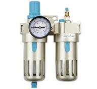 Separátor Filter Olejový Regulátor Tlakomer 3/8 Separátor Filter Olejový Regulátor Tlakomer 3/8