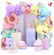 PASTELOVÉ BALÓNOVÉ GARLANDY FAREBNÉ BALÓNKY DONUT 139 KS + ZADARMO XXL PASTELOVÉ BALÓNOVÉ GARLANDY FAREBNÉ BALÓNKY DONUT 139 KS + ZADARMO XXL