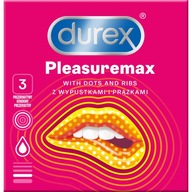 Kondómy Durex pleasuremax 3ks