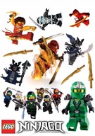 Veľký set s fondánovou potlačou Lego NINJAGO Veľký set s fondánovou potlačou Lego NINJAGO