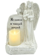 SVIEČKA SVIEČKA ANJEL NA HROB S TEXTOM LED LAMPY SVIEČKA SVIEČKA ANJEL NA HROB S TEXTOM LED LAMPY