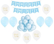 Banner s balónikmi na krst svätého krstu Banner s balónikmi na krst svätého krstu