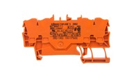 WAGO Svorkovnica 4-žilová 2 5mm2 oranžová
